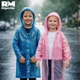 thumbnail image 3 of Impermeable Portátil Para Exteriores Poncho Para Niños 90 cm amarillo Unitalla, 3 of 7