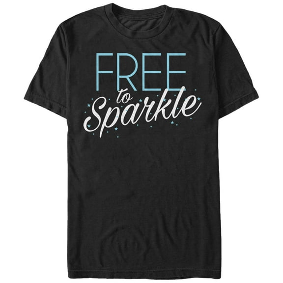 Men's CHIN UP 4th of July Free to Sparkle  Graphic Tee Black 2X Large