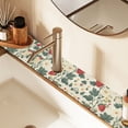 thumbnail image 2 of Yayeee Faucet Mat for Kitchen Sink 14.7" Diatomite Long Splash Guard Pad, Small Strawberry Pattern, 2 of 7