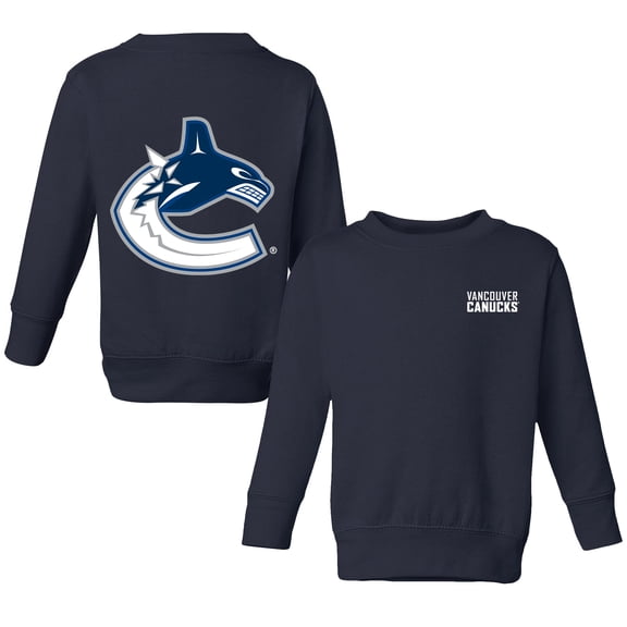 Toddler Chad & Jake Navy Vancouver Canucks Pullover Sweatshirt
