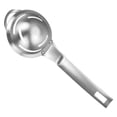 thumbnail image 4 of Separador de huevo de acero inoxidable 1pc Separador de yolk Filtro Divisor de huevo Suministro de cocina (plata), 4 of 5