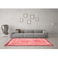 thumbnail image 3 of Ahgly Company Indoor Rectangle Abstract Red Contemporary Area Rugs, 4' x 6', 3 of 4