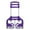 Purple, variant on IVV Folding Hand Truck Dolly Aluminum Folding Hand Cart Luggage Trolley Cart with Telescoping Handle and All-Terrain Wheels, Double Bearings (Black)