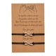 thumbnail image 1 of Pulseras de Hilo Hechas a Mano Pulsera de Promesa Trenzada Ajustable Pulsera de Girasol/Infinito/Tortuga/Estrella con Tarjeta a Juego Regalo para Amistad/Pareja/Madre Hija/Padre Hijo ER, 1 of 6