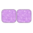 thumbnail image 7 of Xecao Lilac Glittering for Foldable Car Sun Shades (2-Pack) offer sun protection with an easy-fold design for convenient windshield shading., 7 of 7