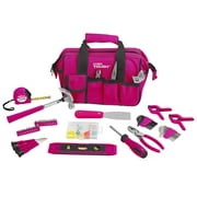 Hyper Tough 89-Piece Pink Household Tool Set, Gift for Mom, 9201