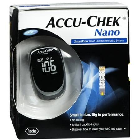 6 Pack - ACCU-CHEK Nano SmartView Blood Glucose Monitoring System 1 Each