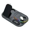 thumbnail image 1 of Wireless Charger 4 in 1 Digital Clock RGB Light Fast Charge Charging Station for Phone, 1 of 10