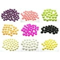 thumbnail image 4 of U8MO 100 Flatback Half Pearl Bead 12mm(1/2") FlatBack Cabachon Scrapbook Color Choice-Sky Blue, 4 of 5