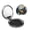 Round Shape, variant on Bear Moose Rustic Wood Portable Double-Sided Face Mirror Round Shape, Magnifying Compact Pocket Mirror with PU Leather Cover