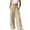 e-322Khaki74, variant on ANINEO Women Plus Size Linen Drawstring Pants With Pockets Loose Casual Joggers Breathable Summer Wide Leg Trousers Solid Color Trendy Daily Female Slacks