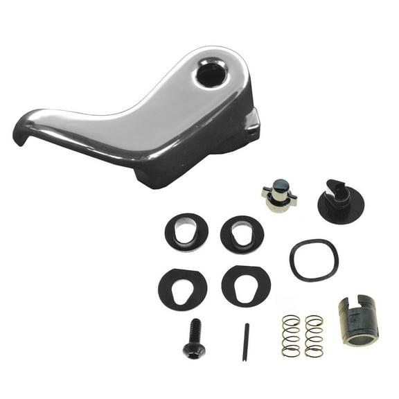 TRQ Locking Vent Window Handle Kit LH for Chevy GMC Blazer Jimmy Suburban Truck DHA69261