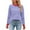 Red, variant on Womens Plus Size Striped Color Block Sweatshirts Long Sleeve Round Neck Casual Loose Fitting Pullovers Tops Shirts,Red,L