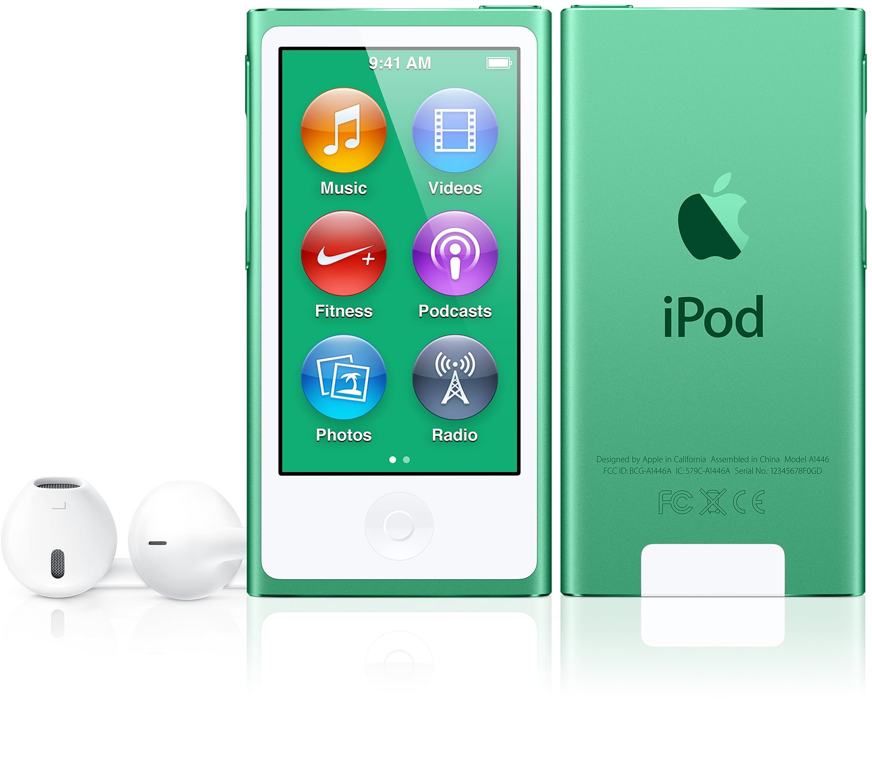 Pre-Owned Apple iPod Nano 7th Generation 16GB Green | ( Like New 