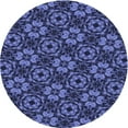 thumbnail image 1 of Ahgly Company Indoor Round Patterned Light Slate Blue Area Rugs, 8' Round, 1 of 6