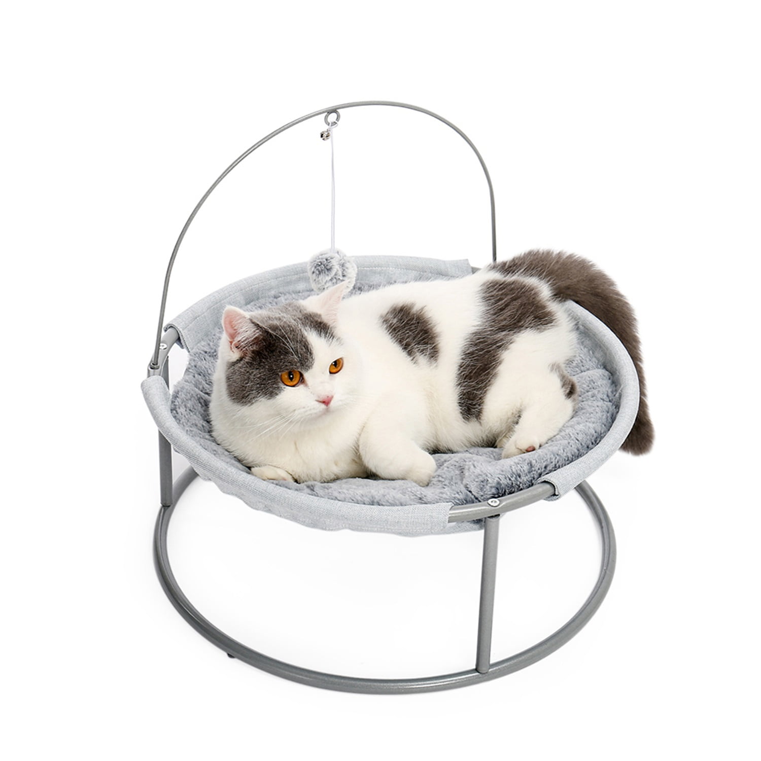 Pefilos Cat Hammock for Large Cats Dog Bed Pet Hammock Bed Free-Standing Cat Nest for Indoor Cats Sleeping Cat Bed Cat Houses for Outdoor Cats Detachable Pefilos Cat Hammock for Large Cats Dog Bed Pet Hammock Bed Free-Standing Cat Nest for Indoor Cats Sleeping Cat Bed Cat Houses for Outdoor Cats Detachable