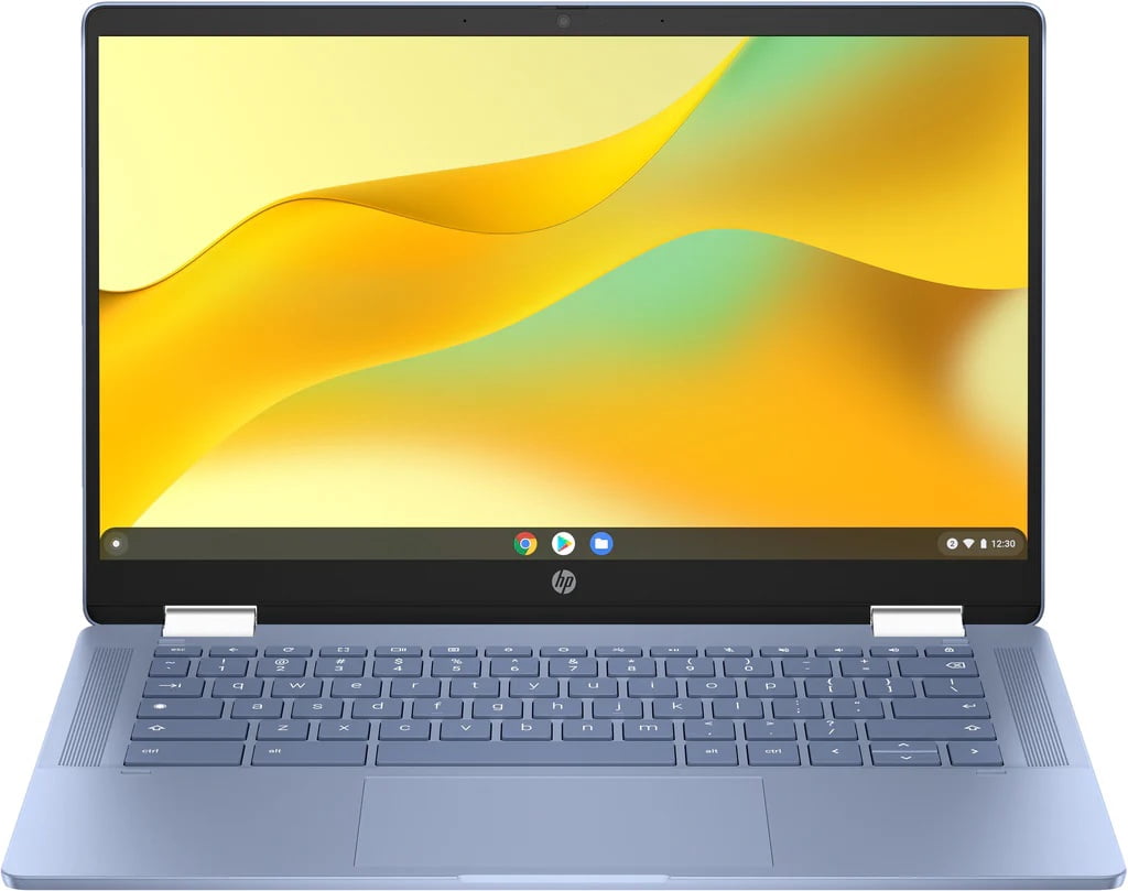 HP Chromebook x360 14b-cd0013dx 14" Touch Intel Processor N100 0.8 GHz 4GB RAM 64GB eMMC Intel UHD Chrome OS, Sky Blue - A28Q7UA