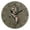 Black, variant on Leaping Unicorn Baby Round Wall Clock Silent Battery Operated Home Decor for Living Room Bedroom