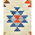 thumbnail image 5 of Handmade Bohemian Shaggy Moroccan Southwestern Area Rug Ivory 9' 0" x 12' 0", 5 of 9