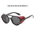 thumbnail image 1 of Gafas de sol de moda punk con doble haz, gafas de personalidad retro con forma de rana, 1 of 5