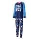 thumbnail image 5 of Txlixc Traje de pijama de Navidad familiar, blusa de manga larga impresa con letras + pantalones impresos de alce Snowflake Santa Claus Txlixc  moda, 5 of 9