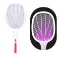 thumbnail image 4 of Nuevo 2 en 1 multifunción USB  Swatter lámpara eléctrica 6 LED Morado kusrkot  Matamoscas eléctrico, 4 of 8