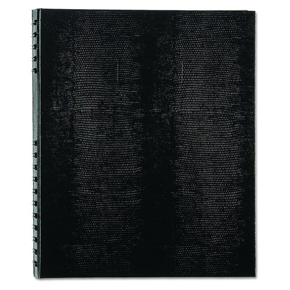 NotePro Notebook, Black, 11 x 8.5 inches, 300 Pages (A10300.BLK)