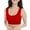 Red, variant on Toimothcn Women's Brassiere Casual Solid Color Wireless Sports Bra Seamless Push Up Adjustable Yoga Sports Oversized Sexy Brassiere Suitable For Dailywear