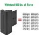 thumbnail image 2 of Cerradura de seguridad para puerta para el hogar, cerradura de refuerzo de puerta a prueba de niños con tope de 3", 4 tornillos, soporta 800 libras para puerta que se abre hacia adentro, 2 of 6