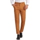 thumbnail image 1 of Pantalonescuadros de vestir pahombre, ajustados, con parte delanteplana, estampados,cuadros de negocios Marrón M, 1 of 6
