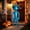 D, variant on Uutvery Three Color Options Outdoor Alien Decorative Figures Featuring Friendly Extraterrestrial Characters in Purple Blue and Green for Spooky Yet Cheerful Yard Displays
