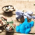 thumbnail image 5 of 2 st silikonformar för påskägg - kanin - stor storlek - formar för fondant, kakor, choklad, bakverk, påskdekoration - 30x 21 x 5,2 cm, 5 of 5