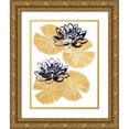 thumbnail image 1 of Seay, Anne 19x24 Gold Ornate Wood Framed with Double Matting Museum Art Print Titled - Golden Lily Pad, 1 of 4