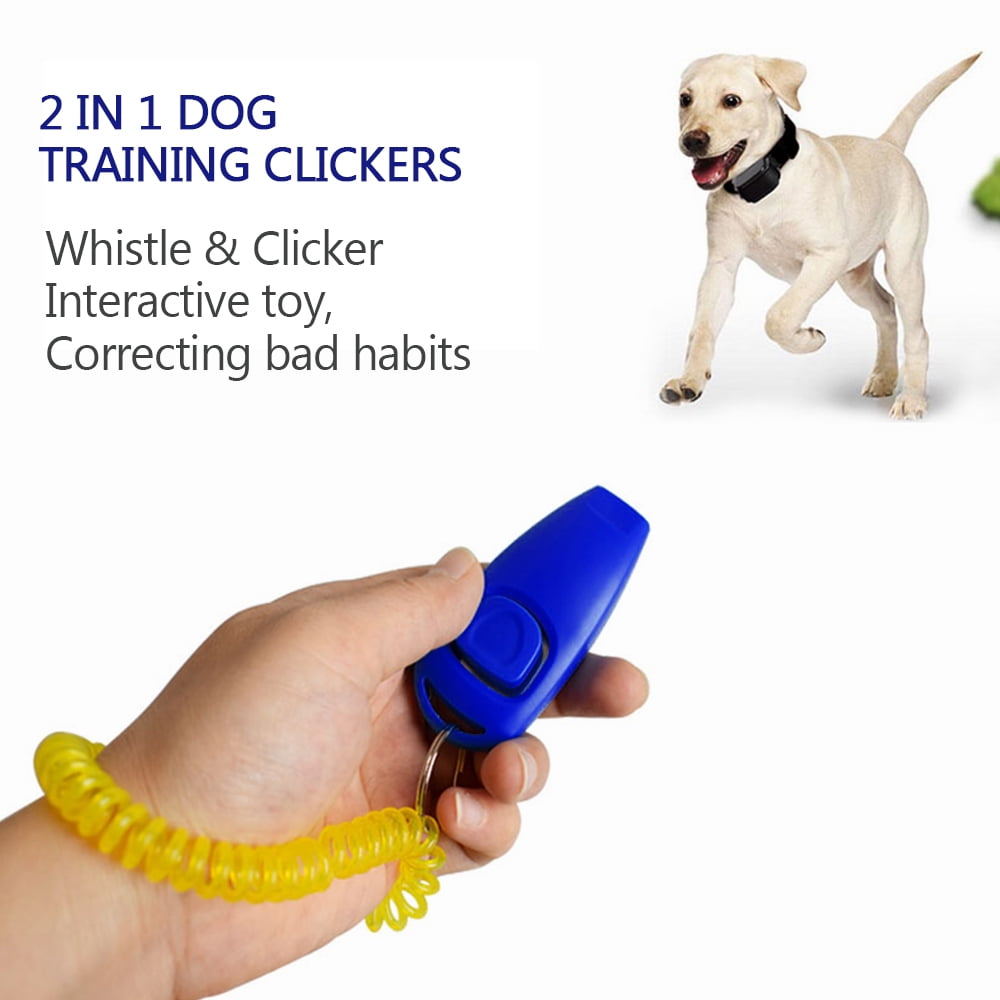 Dog Training Clickers 2 in 1 Whistle and Clicker Pet Training Tools