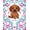 Brown, Pattern 5, variant on ODIKA 8'x10' Machine Washable Non-Slip Area Rug, Enchanted Dachshund and Gift Box with Festive Details High Traffic Rug, Red, 646237