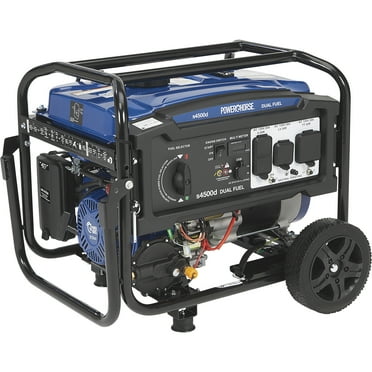 Powerhorse Portable Dual Fuel Generator, 4500 Surge Watts, 3600 Rated Watts