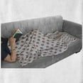 thumbnail image 6 of Espresso Grey Soft Flannel Fleece Throw Blanket, Creative Continuous Pattern with Coffee Cups Print, Cozy Plush for Indoor and Outdoor Use, 50" x 60", Pale Grey Cinnamon, by Ambesonne, 6 of 6
