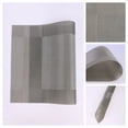 thumbnail image 5 of Unique Bargains Set of 8 Washable Wipeable Heat Resistant Table Placemat Gray 18x12in, 5 of 6