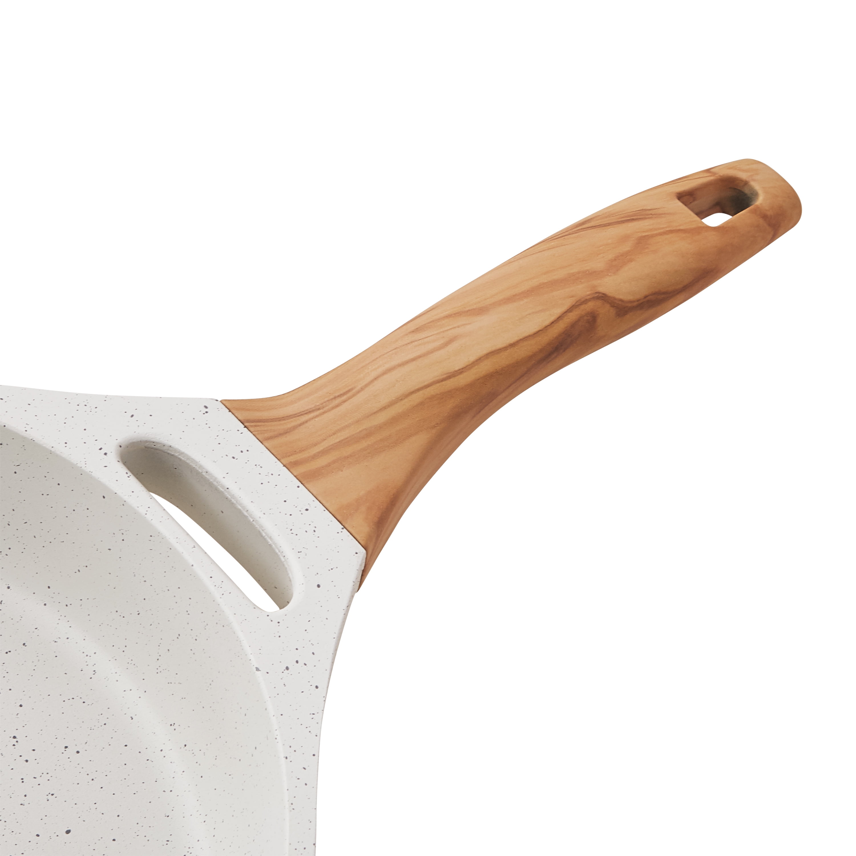 The Pioneer Woman Prairie Signature Cast Aluminum 10" Fry Pan, Linen Speckle