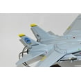 thumbnail image 6 of VF-124 Gunfighters F-14a 162588 (1987) Tomcat Model, 1/42 (18") Scale, Mahogany, Navy, Fighter, 6 of 8