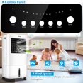 thumbnail image 2 of Costway Ventilateur Refroidisseur d'Air Portable par Évaporation et Humidificateur avec Télécommande Minuterie 7,5, 2 of 10
