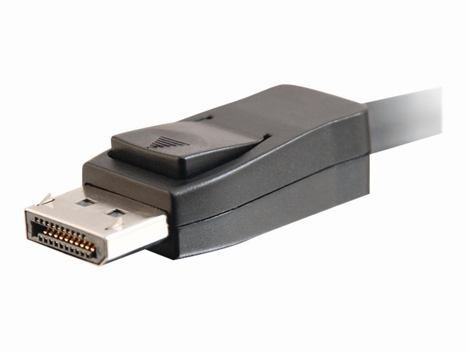 C2G 54425 DisplayPort Cable with Latches M/M, 8K UHD Compatible - Digital Audio Video, Black (30 Feet, 9.14 Meters)