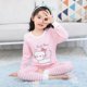 thumbnail image 1 of Conjunto de pijama de algodón de manga larga para niños y niñas, ropa de dormir para niños, pijamas de Navidad, pijamas de gato de dibujos animados para niños de 4, 6, 8 y 9 años, Invierno, 1 of 4