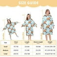 thumbnail image 3 of joogoo Wearable Blanket Cute Capybara Skiing Hoodie for Oversized Sherpa Hooded 3-14 YR M, 3 of 7