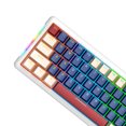 thumbnail image 2 of Teclado para juegos de 61 teclas, interfaz tipo C, retroiluminación RGB de 1000 mAh para tableta y portátil, 2 of 5