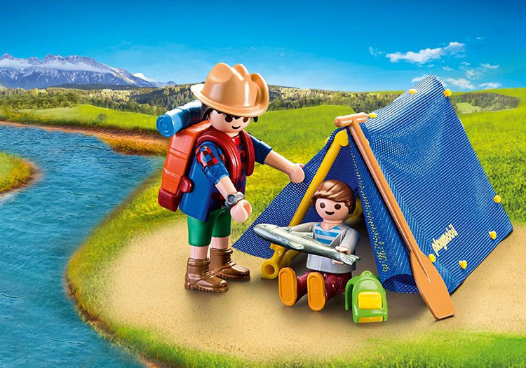 PLaymobil Camping Adventure Carry Case - Action Figure Set Children Ages 4+ - image 3 of 6