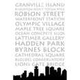 thumbnail image 3 of Quach, Anna 11x14 Black Modern Framed Museum Art Print Titled - Vancouver Skyline, 3 of 5