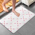 thumbnail image 3 of 20x32 Inch Ultra Soft Faux Bath Mat Non Slip Absorbent Microfiber Bathroom Rug, Colorful Bricks, Patterns, 3 of 4
