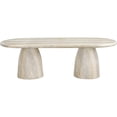 thumbnail image 5 of Bowery Hill Contemporary 96" Travertine Indoor/Outdoor Concrete Dining Table, 5 of 8