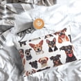 thumbnail image 3 of Salouo Happy Dog Faces Collage Pattern Pillow Cases,1PC Pillow Covers with Envelope Closure Decorative Pillow Case for Bed Couch,Pillows Not Included-16"x24", 3 of 6